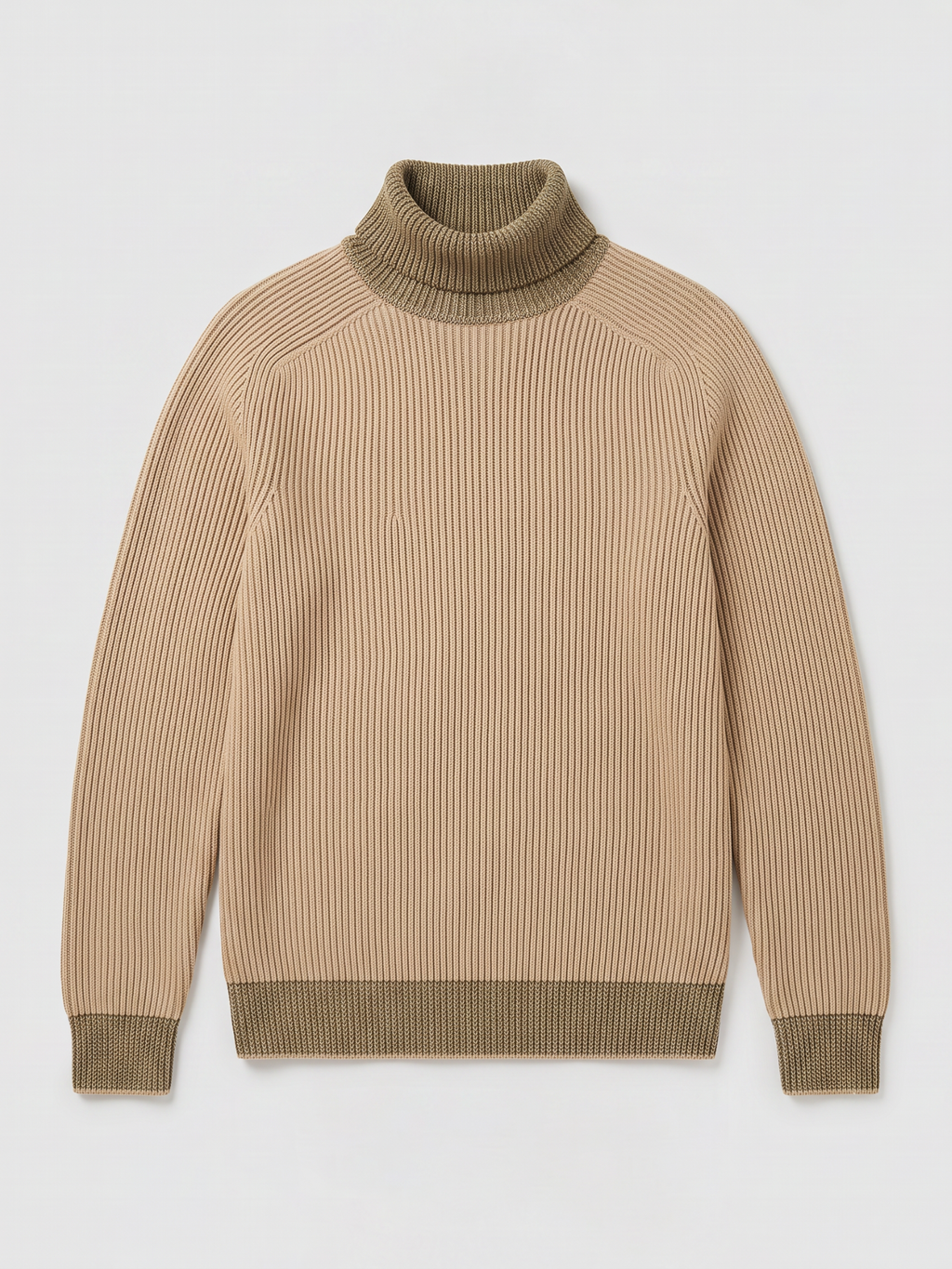 Men's Long Sleeve Roll-Neck Jumper
