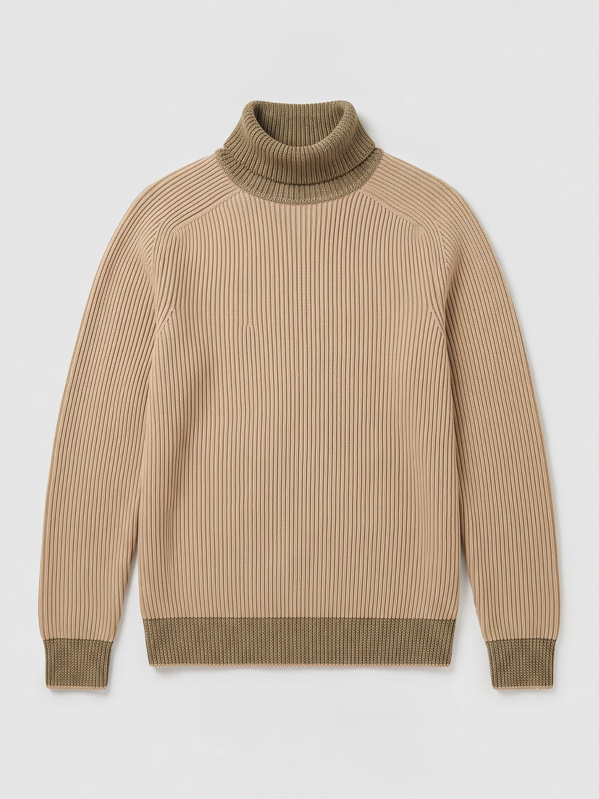 Men's Long Sleeve Roll-Neck Jumper