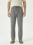 Men's Drawstring Ankle-Length Trousers