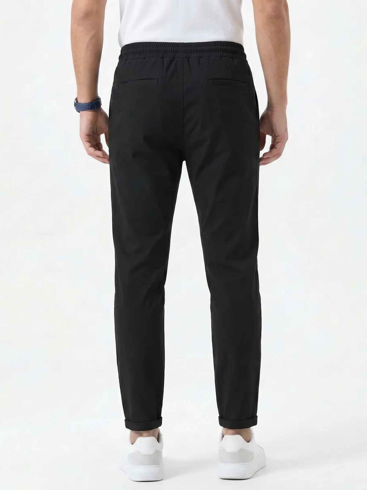 Men's Drawstring Tapered Trousers