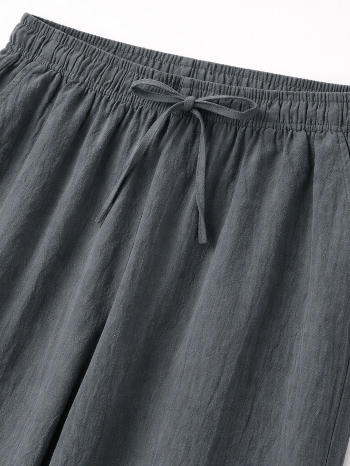 Men's Drawstring Ankle-Length Trousers