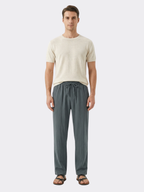 Men's Drawstring Ankle-Length Trousers