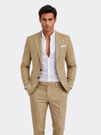 Men's Slim Fit 2-Piece Suit – Modern Summer Style