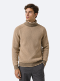 Men's Long Sleeve Roll-Neck Jumper