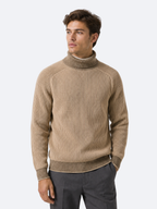 Men's Long Sleeve Roll-Neck Jumper