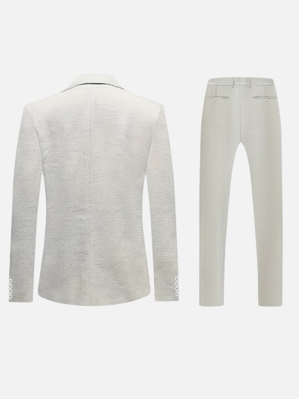 Men's Lightweight Linen-Look 2-Piece Suit – Modern Summer Style