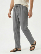 Men's Drawstring Ankle-Length Trousers