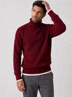 Men's Long Sleeve Roll-Neck Jumper