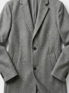 Men's Grey Coat – Tailored Fit, Classic Design
