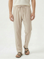 Men's Drawstring Ankle-Length Trousers